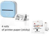 Mini Thermal Label Printer Bluetooth